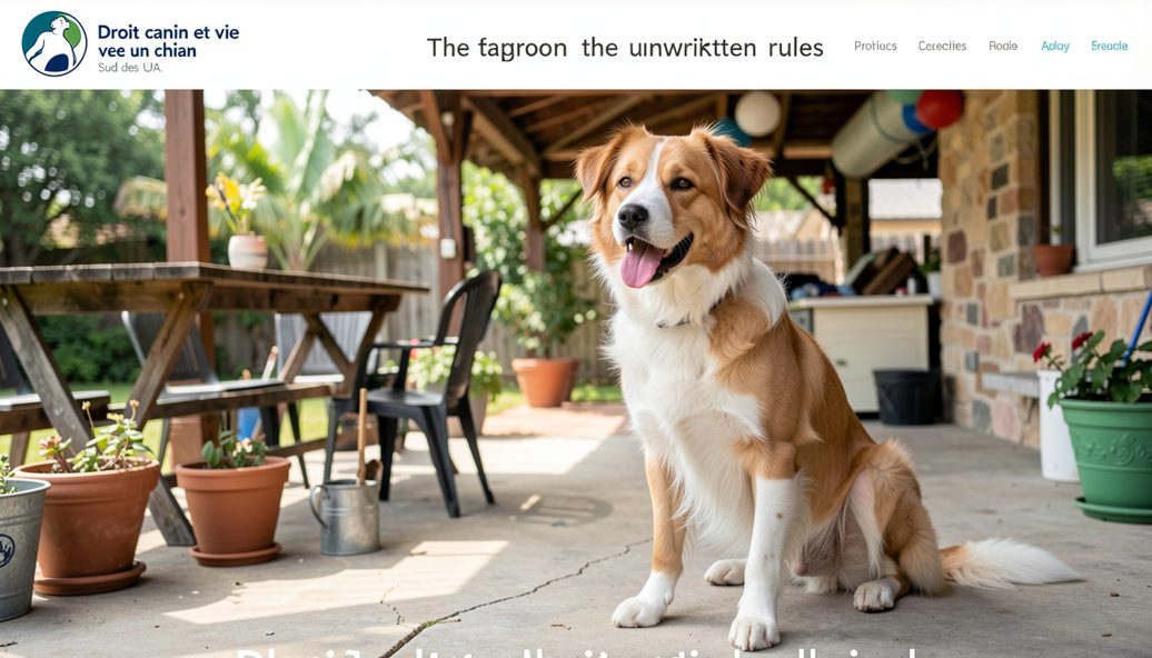 A calm short haired dog lies under a round metal patio table beside two glasses of amber beer on a wooden deck